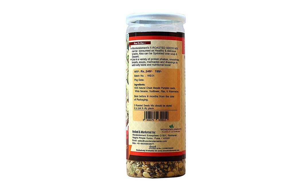 Wonderelements 5 Roasted Seeds Mix    Jar  150 grams
